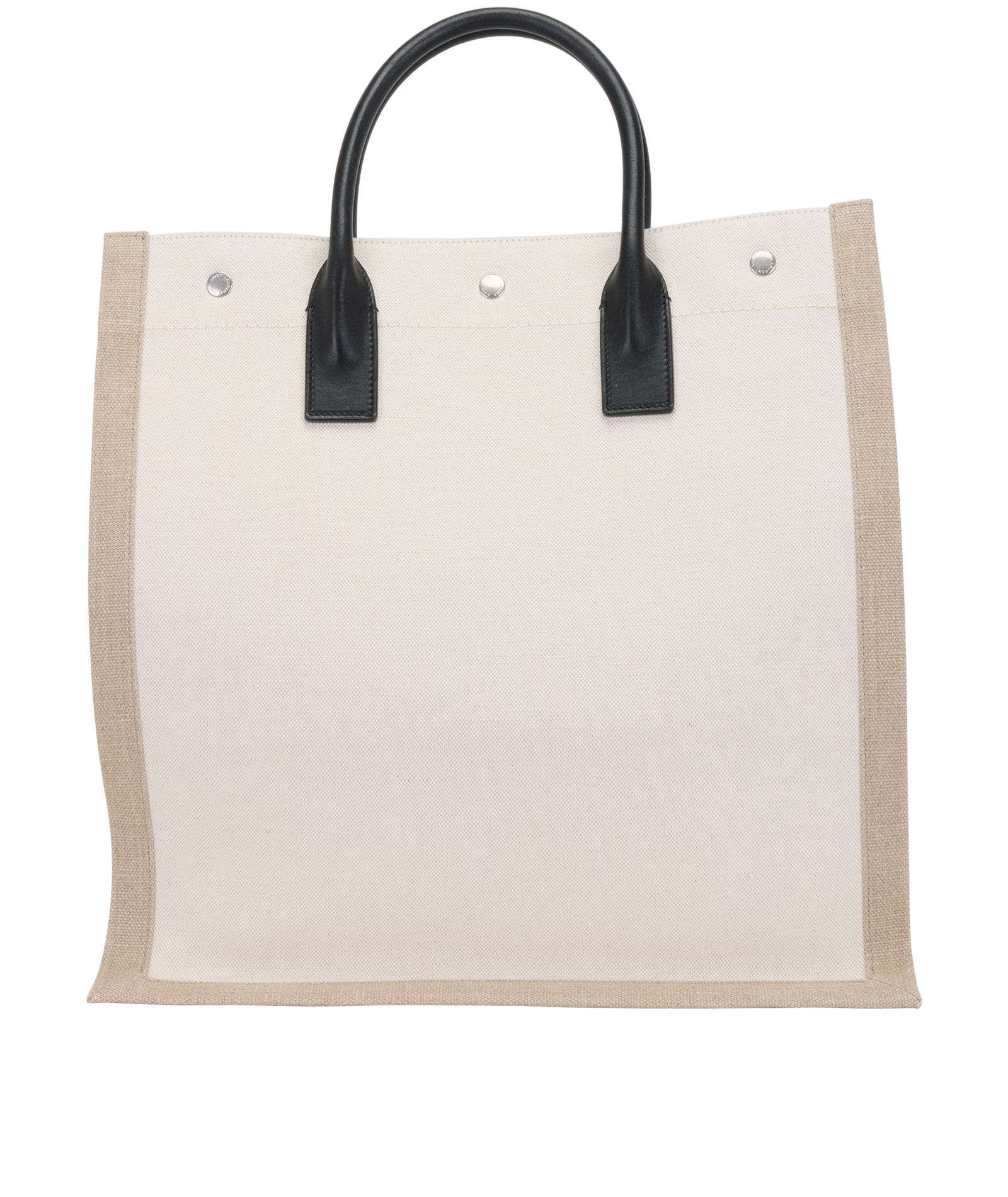 Rive Gauche Tote, &pound;595, Handbags, Cream, Canvas, Back view